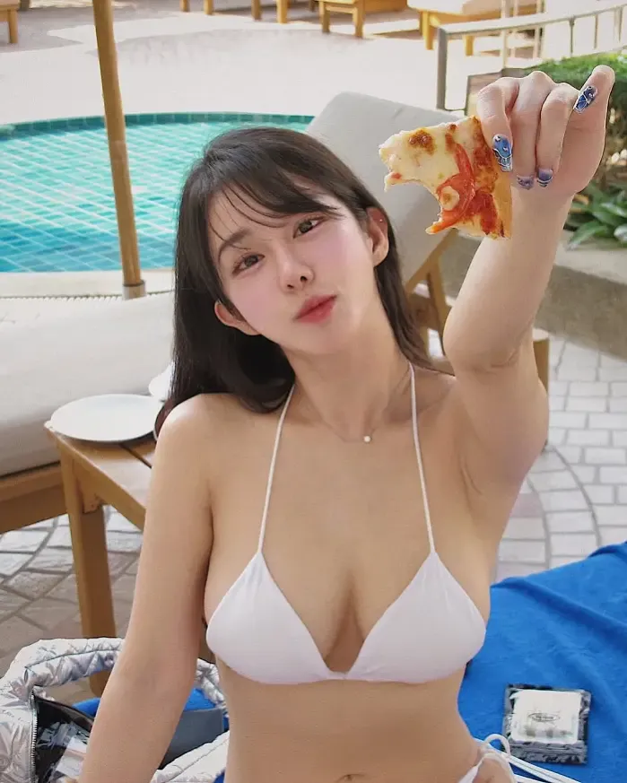 피자랑 맥주 한잔이면 행복